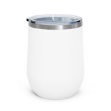 "Merry AF" 12oz Insulated Wine Tumbler