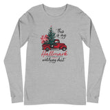 "This is my Hallmark Christmas Movie Watching Shirt" Unisex Long Sleeve Tee