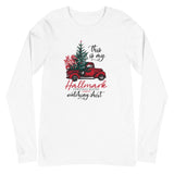 "This is my Hallmark Christmas Movie Watching Shirt" Unisex Long Sleeve Tee