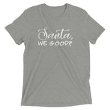 "Santa, We Good?" Short sleeve t-shirt
