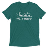 "Santa, We Good?" Short sleeve t-shirt